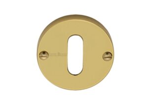 Heritage Brass Standard Key Escutcheon, Polished Brass -