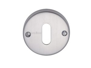 Heritage Brass Standard Key Escutcheon, Satin Chrome