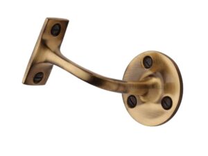 Heritage Brass Handrail Bracket (64Mm Or 76Mm), Antique Brass