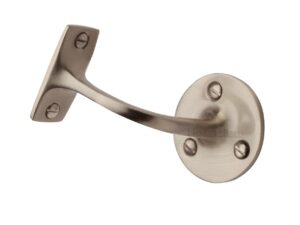 Heritage Brass Handrail Bracket (64Mm Or 76Mm), Satin Nickel