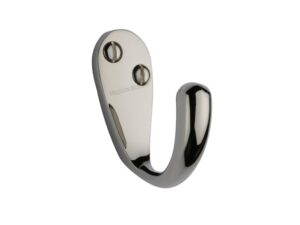 Heritage Brass Single Robe Hook (43Mm Projection), Polished Nickel