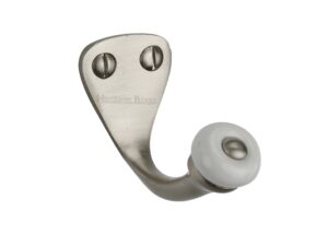 Heritage Brass Single Robe Hook (45Mm Height), Satin Nickel -