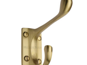 Heritage Brass Hat & Coat Hook (86Mm Projection), Satin Brass