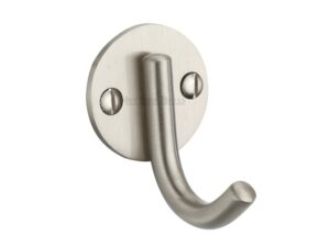 Heritage Brass Modern Single Robe Hook (52Mm Height), Satin Nickel