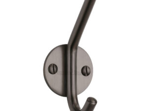 Heritage Brass Modern Hat & Coat Hook (90Mm Height), Matt Bronze