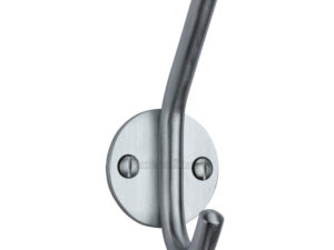 Heritage Brass Modern Hat & Coat Hook (90Mm Height), Satin Chrome