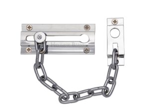 Heritage Brass Door Chain (100Mm), Polished Chrome