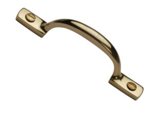 Heritage Brass Shaker Style Window/Cabinet Pull Handle (102Mm Or 152Mm), Polished Brass