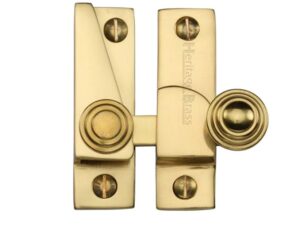 Heritage Brass Hook Plate Sash Fastener (69Mm X 20Mm), Polished Brass