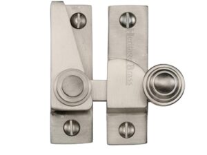 Heritage Brass Hook Plate Sash Fastener (69Mm X 20Mm), Satin Nickel