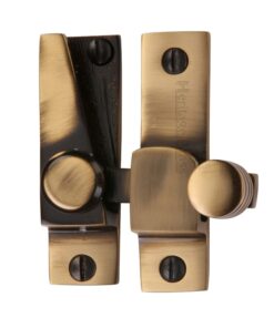 Heritage Brass Hook Plate Sash Fastener (69Mm X 20Mm), Antique Brass -