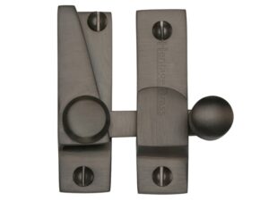 Heritage Brass Hook Plate Sash Fastener (69Mm X 20Mm), Matt Bronze -