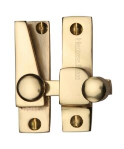 Heritage Brass Hook Plate Sash Fastener (69Mm X 20Mm), Polished Brass