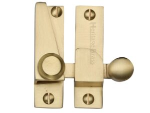 Heritage Brass Hook Plate Sash Fastener (69Mm X 20Mm), Satin Brass -