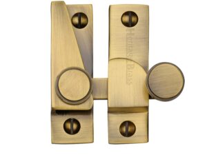 Heritage Brass Hook Plate Sash Fastener (69Mm X 20Mm), Antique Brass -