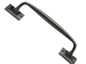 Heritage Brass Cranked Pull Handle, Matt Bronze -