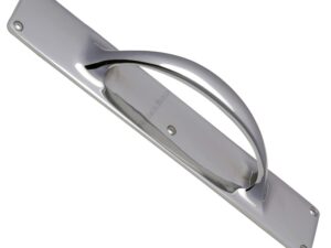 Heritage Brass Slim Pull Handle On 303Mm Backplate, Polished Chrome -