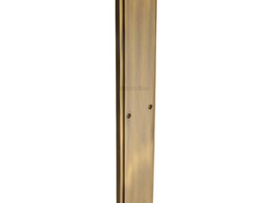 Heritage Brass Large Raised Finger Plate, Antique Brass