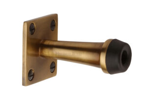 Heritage Brass Wall Mounted Door Stop (64Mm Or 76Mm), Antique Brass