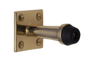 Heritage Brass Wall Mounted Door Stop (64Mm Or 76Mm), Polished Brass