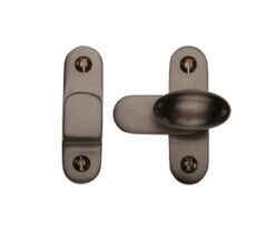 Heritage Brass Cabinet Hook & Plate Showcase Fastener, Matt Bronze