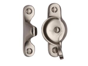 Heritage Brass Fitch Pattern Sash Fastener (66Mm X 17Mm), Satin Nickel