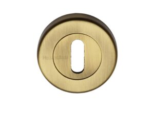 Heritage Brass Standard Key Escutcheon, Antique Brass