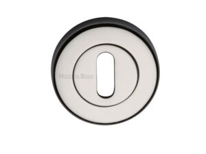 Heritage Brass Standard Key Escutcheon, Polished Nickel