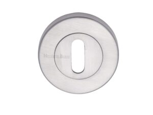 Heritage Brass Standard Key Escutcheon, Satin Chrome