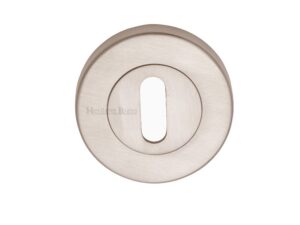 Heritage Brass Standard Key Escutcheon, Satin Nickel