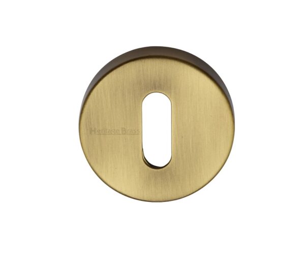 Heritage Brass Standard Key Escutcheon, Antique Brass