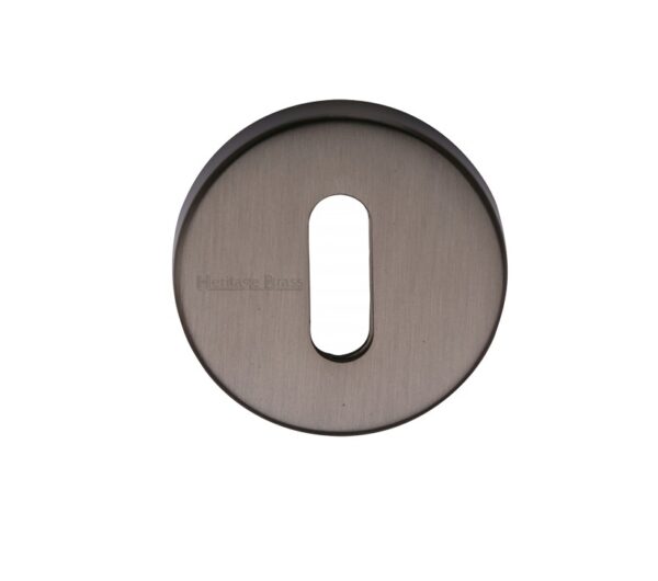 Heritage Brass Standard Key Escutcheon, Matt Bronze