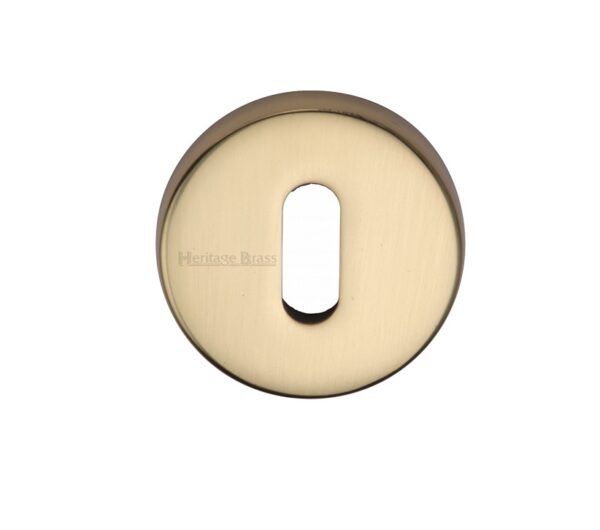 Heritage Brass Standard Key Escutcheon, Polished Brass