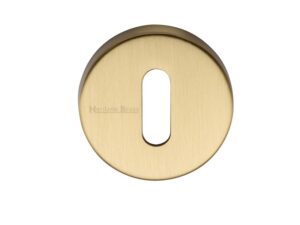 Heritage Brass Standard Key Escutcheon, Satin Brass