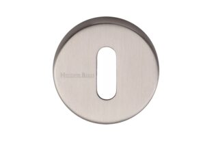 Heritage Brass Standard Key Escutcheon, Satin Nickel