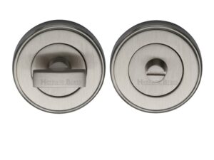 Heritage Brass Round 50Mm Diameter Turn & Release, Satin Nickel