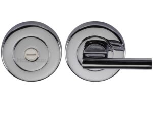 Heritage Brass Disabled Turn Round 53Mm Diameter Turn & Release, Polished Chrome