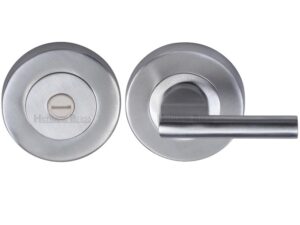 Heritage Brass Disabled Turn Round 53Mm Diameter Turn & Release, Satin Chrome