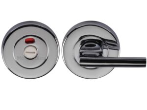 Heritage Brass Disabled Indicator & Turn Round 53Mm Diameter Turn & Release, Polished Chrome