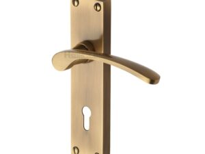 Heritage Brass Sophia Antique Brass Door Handles (Sold In Pairs)