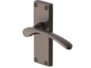 Heritage Brass Sophia Short Matt Bronze Door Handles (Sold In Pairs)