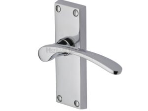 Heritage Brass Sophia Short Polished Chrome Door Handles (Sold In Pairs)