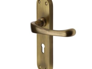 Heritage Brass Gloucester Antique Brass Door Handles (Sold In Pairs)