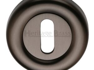 Heritage Brass Standard Key Escutcheon, Matt Bronze