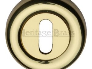 Heritage Brass Standard Key Escutcheon, Polished Brass