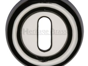 Heritage Brass Standard Key Escutcheon, Polished Nickel