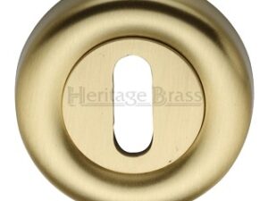 Heritage Brass Standard Key Escutcheon, Satin Brass