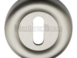 Heritage Brass Standard Key Escutcheon, Satin Nickel