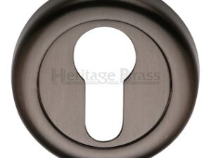 Heritage Brass Euro Profile Key Escutcheon, Matt Bronze