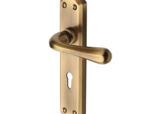 Heritage Brass Charlbury Antique Brass Door Handles - (Sold In Pairs)